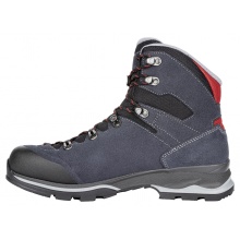 Lowa Hiking Shoes Baldo GTX (Trekking, Two-zone lacing, waterproof) navy blue/red Men